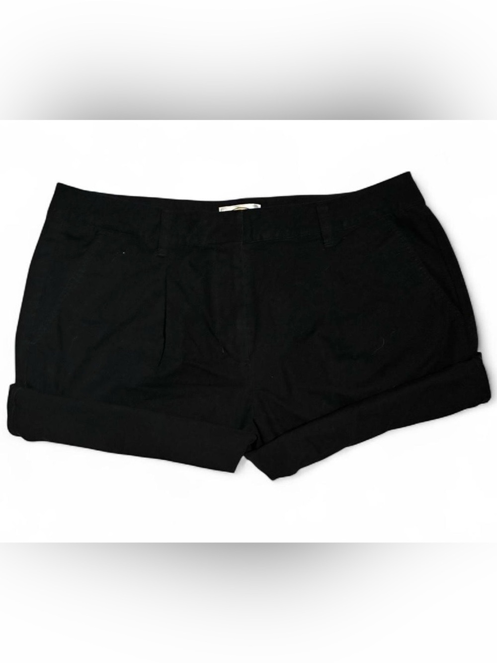 Talbots Black Rolled-Hem Women's Shorts